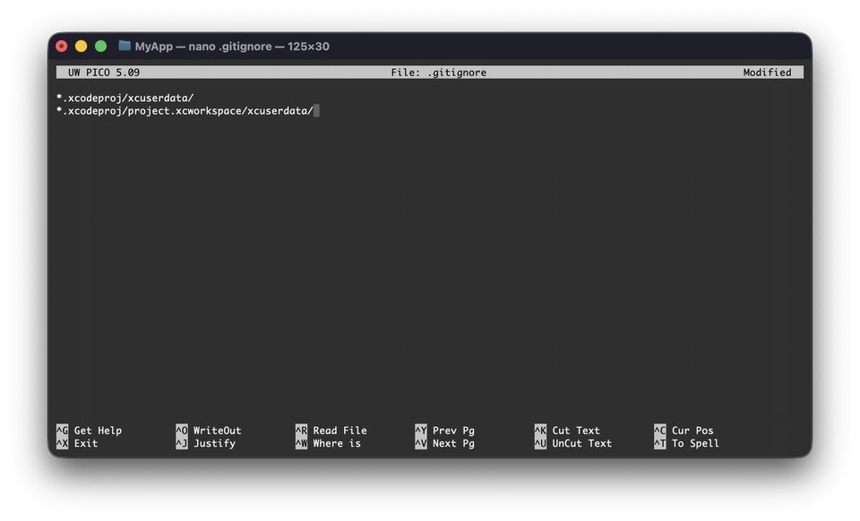 Удаление User Data Xcode перед публикацией — шаг 4