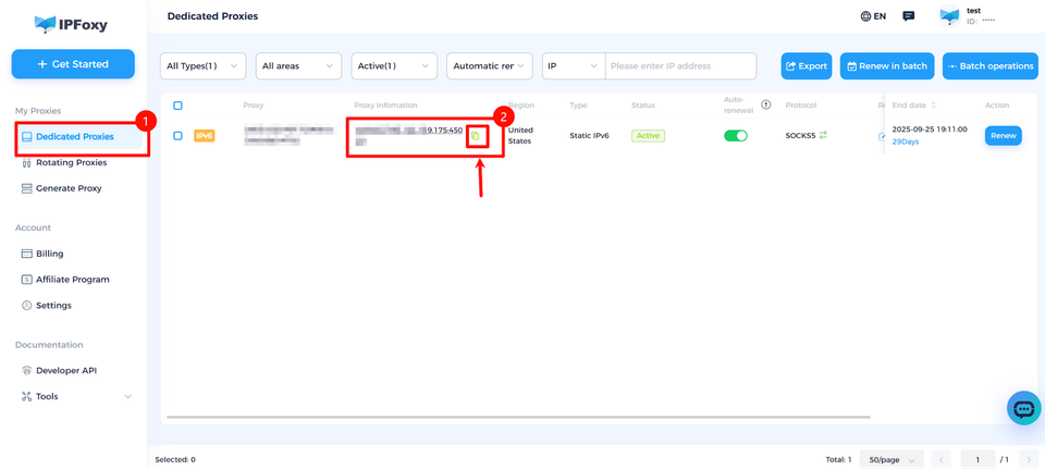 Deployment Guide: Getting Started with IPFoxy — step 3