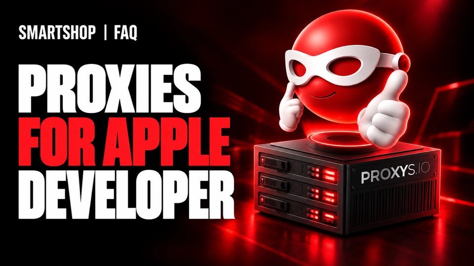Проксі для Apple Developer акаунта: який тип вибрати та як підключити